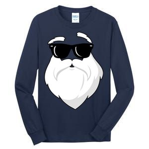 Cool Santa Face Tall Long Sleeve T-Shirt