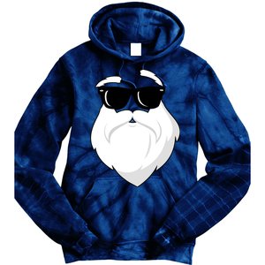 Cool Santa Face Tie Dye Hoodie