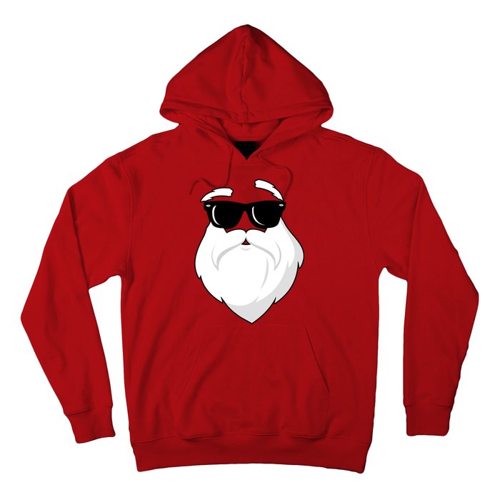 Cool Santa Face Hoodie