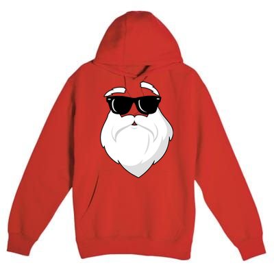 Cool Santa Face Premium Pullover Hoodie