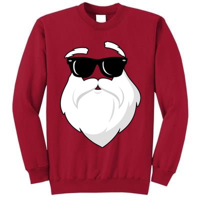 Cool Santa Face Tall Sweatshirt