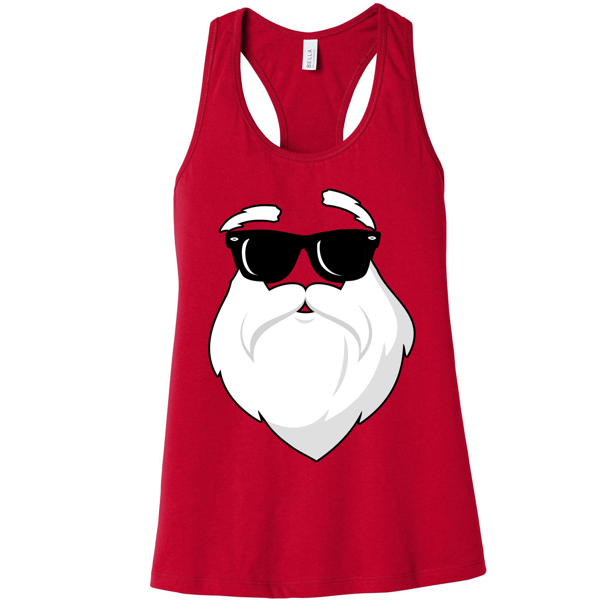 Cool Santa Face Womens Tank Top