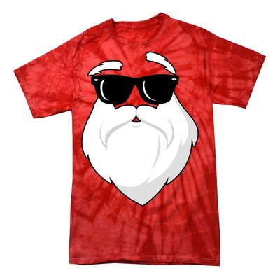 Cool Santa Face Tie-Dye T-Shirt