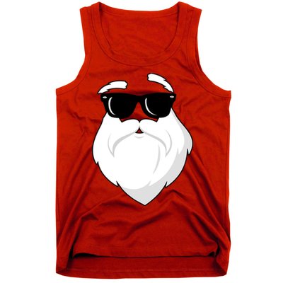 Cool Santa Face Tank Top