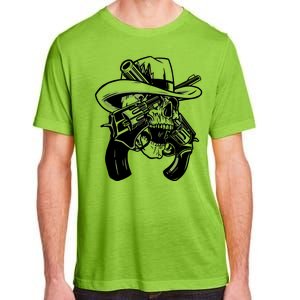 Cool Skull Guns Crossbones Adult ChromaSoft Performance T-Shirt