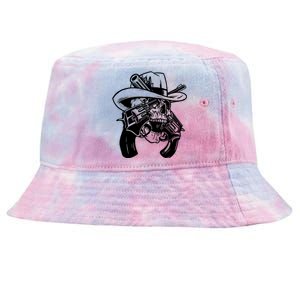 Cool Skull Guns Crossbones Tie-Dyed Bucket Hat