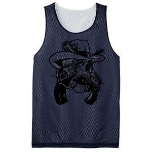 Cool Skull Guns Crossbones Mesh Reversible Basketball Jersey Tank