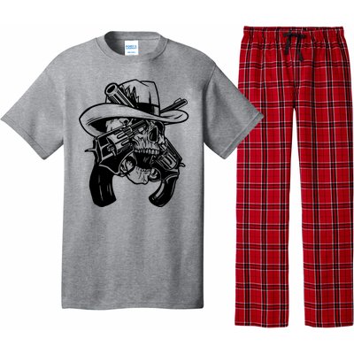 Cool Skull Guns Crossbones Pajama Set