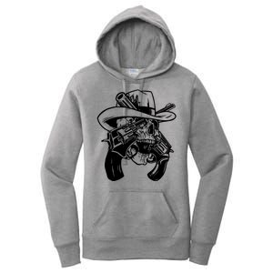 Cool Skull Guns Crossbones Women's Pullover Hoodie