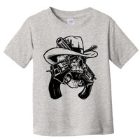 Cool Skull Guns Crossbones Toddler T-Shirt