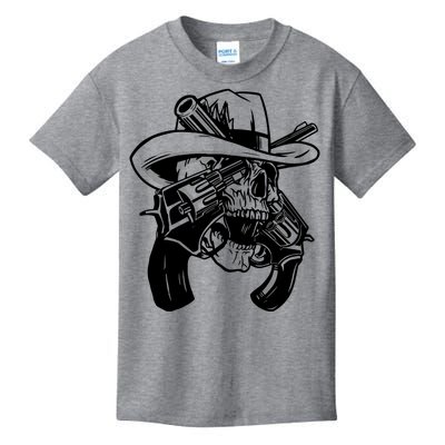 Cool Skull Guns Crossbones Kids T-Shirt