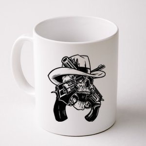 Cool Skull Guns Crossbones Coffee Mug