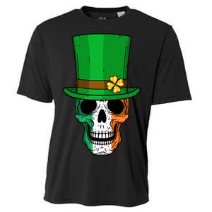 Cool St. Patricks Day Irish Skull Cooling Performance Crew T-Shirt