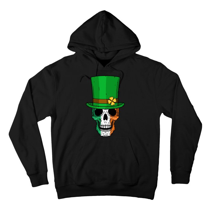 Cool St. Patricks Day Irish Skull Hoodie