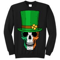 Cool St. Patricks Day Irish Skull Sweatshirt