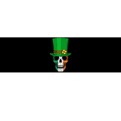 Cool St. Patricks Day Irish Skull Bumper Sticker