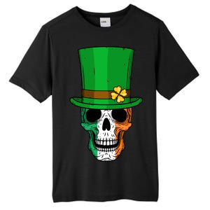 Cool St. Patricks Day Irish Skull Tall Fusion ChromaSoft Performance T-Shirt