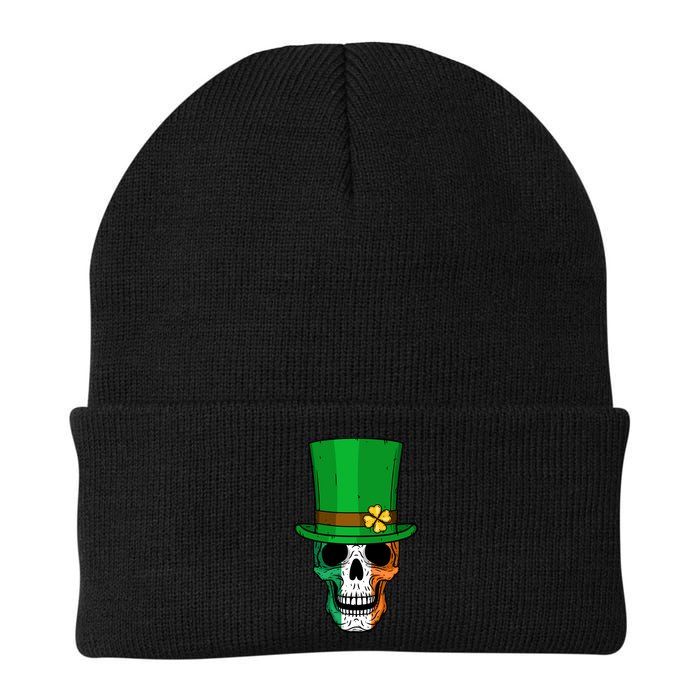 Cool St. Patricks Day Irish Skull Beanie