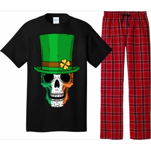 Cool St. Patricks Day Irish Skull Pajama Set