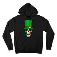 Cool St. Patricks Day Irish Skull Tall Hoodie