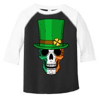 Cool St. Patricks Day Irish Skull Toddler Fine Jersey T-Shirt