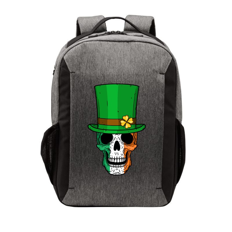 Cool St. Patricks Day Irish Skull Vector Backpack