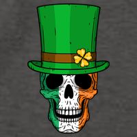 Cool St. Patricks Day Irish Skull Vector Backpack