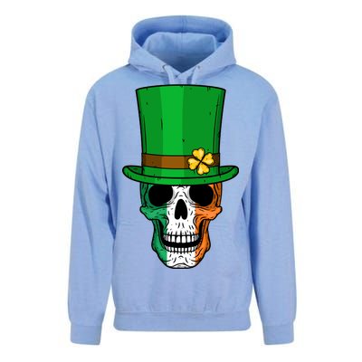 Cool St. Patricks Day Irish Skull Unisex Surf Hoodie