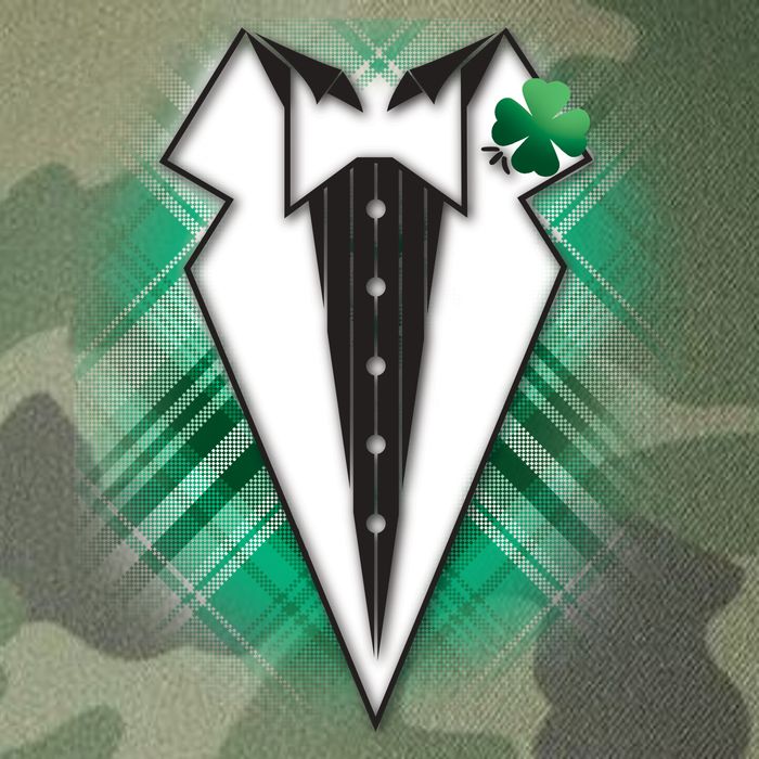 Cool St. Patrick's Day Tuxedo Irish Tux Legacy Tie Dye Trucker Hat