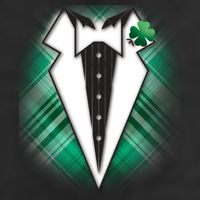 Cool St. Patrick's Day Tuxedo Irish Tux Cool Comfort Performance Bucket Hat