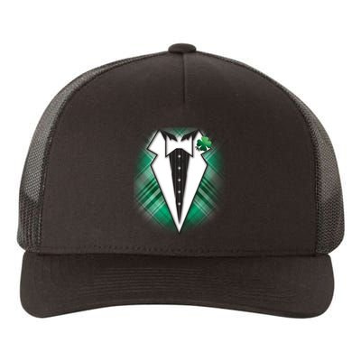 Cool St. Patrick's Day Tuxedo Irish Tux Yupoong Adult 5-Panel Trucker Hat