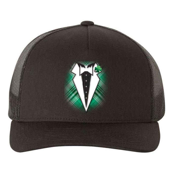 Cool St. Patrick's Day Tuxedo Irish Tux Yupoong Adult 5-Panel Trucker Hat