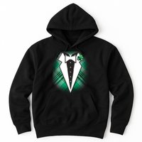 Cool St. Patrick's Day Tuxedo Irish Tux Hoodie