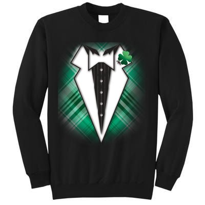 Cool St. Patrick's Day Tuxedo Irish Tux Sweatshirt