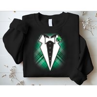 Cool St. Patrick's Day Tuxedo Irish Tux Sweatshirt