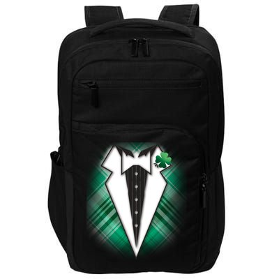 Cool St. Patrick's Day Tuxedo Irish Tux Impact Tech Backpack