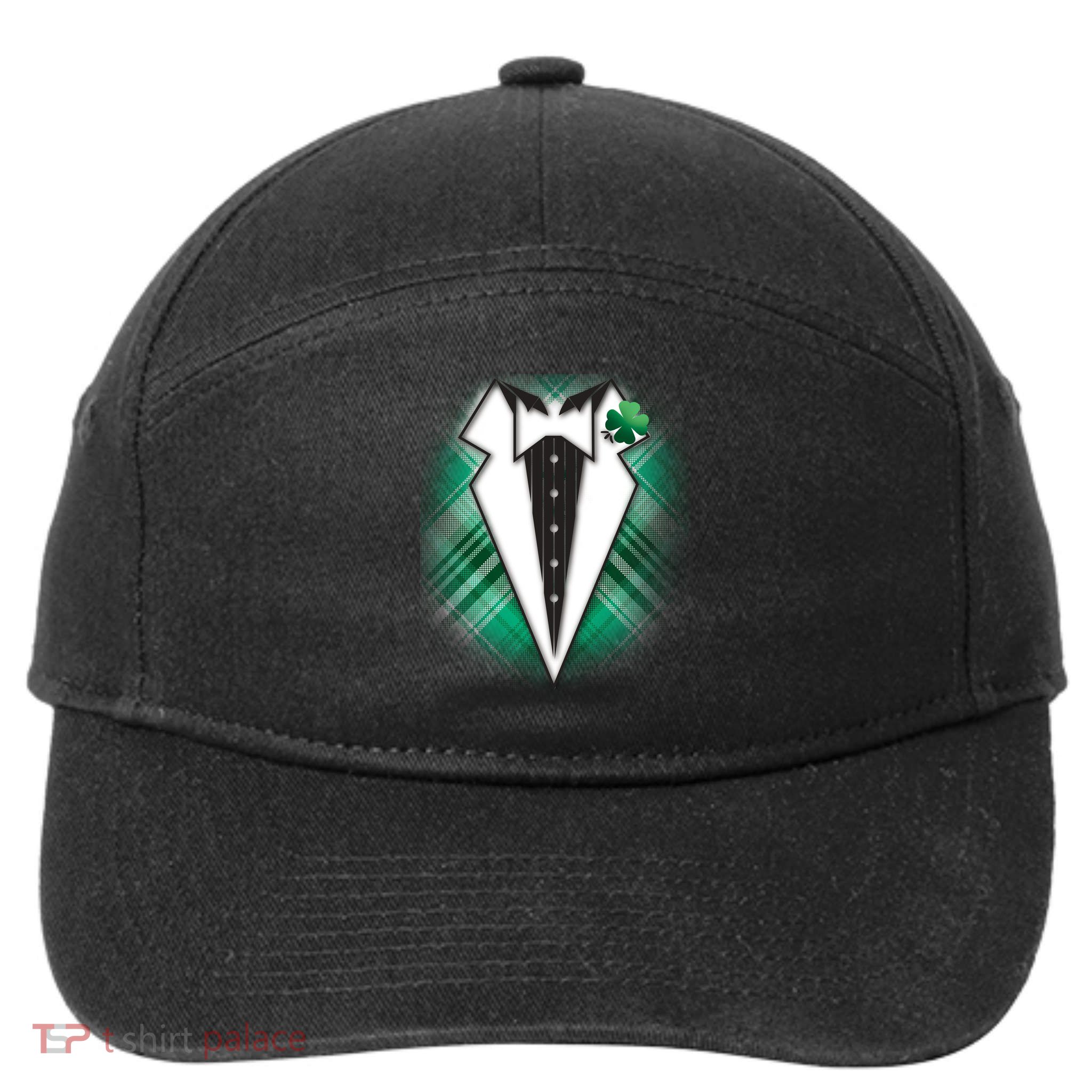 Cool St. Patrick's Day Tuxedo Irish Tux 7-Panel Snapback Hat