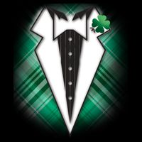 Cool St. Patrick's Day Tuxedo Irish Tux Bucket Hat