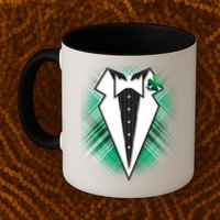 Cool St. Patrick's Day Tuxedo Irish Tux Mug