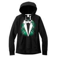 Cool St. Patrick's Day Tuxedo Irish Tux Women's Fleece Hoodie