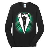 Cool St. Patrick's Day Tuxedo Irish Tux Tall Long Sleeve T-Shirt