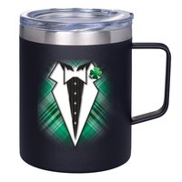 Cool St. Patrick's Day Tuxedo Irish Tux 12oz Stainless Steel Coffee Mug