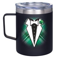Cool St. Patrick's Day Tuxedo Irish Tux 12oz Stainless Steel Coffee Mug
