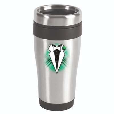 Cool St. Patrick's Day Tuxedo Irish Tux 16oz Travel Tumbler