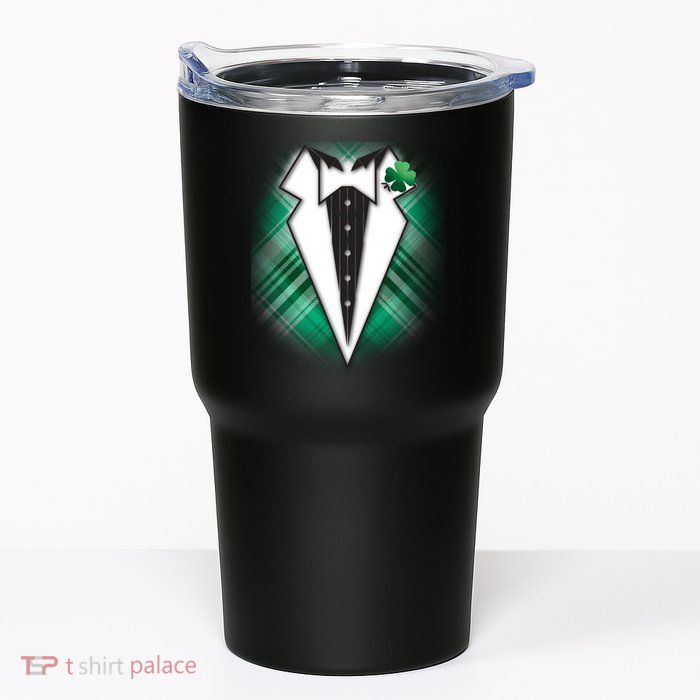 Cool St. Patrick's Day Tuxedo Irish Tux Tumbler