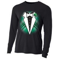 Cool St. Patrick's Day Tuxedo Irish Tux Cooling Performance Long Sleeve Crew
