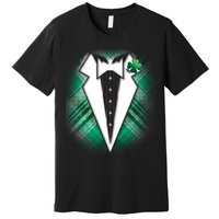 Cool St. Patrick's Day Tuxedo Irish Tux Premium T-Shirt