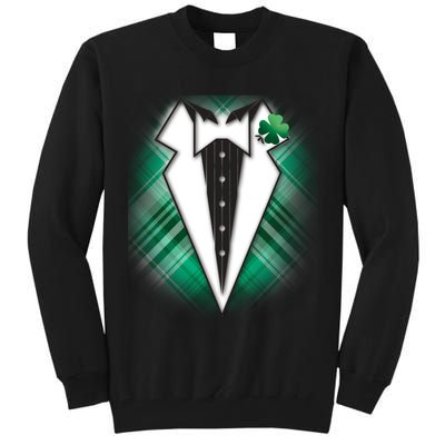 Cool St. Patrick's Day Tuxedo Irish Tux Tall Sweatshirt