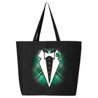 Cool St. Patrick's Day Tuxedo Irish Tux 25L Jumbo Tote