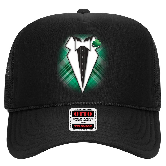 Cool St. Patrick's Day Tuxedo Irish Tux Trucker Hat